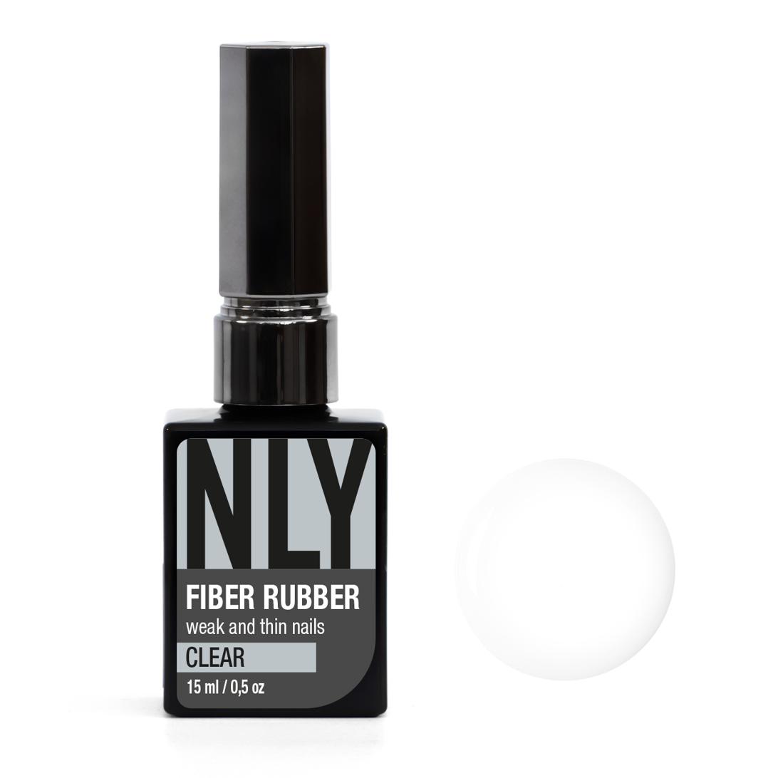 NLY Fiber Rubber Clear bottle